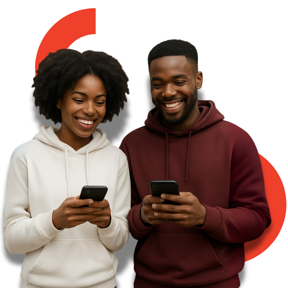 Bevura mobile money app screenshot showing money transfers, bill payments, and village banking features
